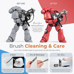 Nicpro Miniature Paint Brushes Drybrush - Image 8