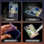 1000 Hard Plastic Card Sleeves – 1000 Toploads, 35PT Baseball Card Protectors - Image 2