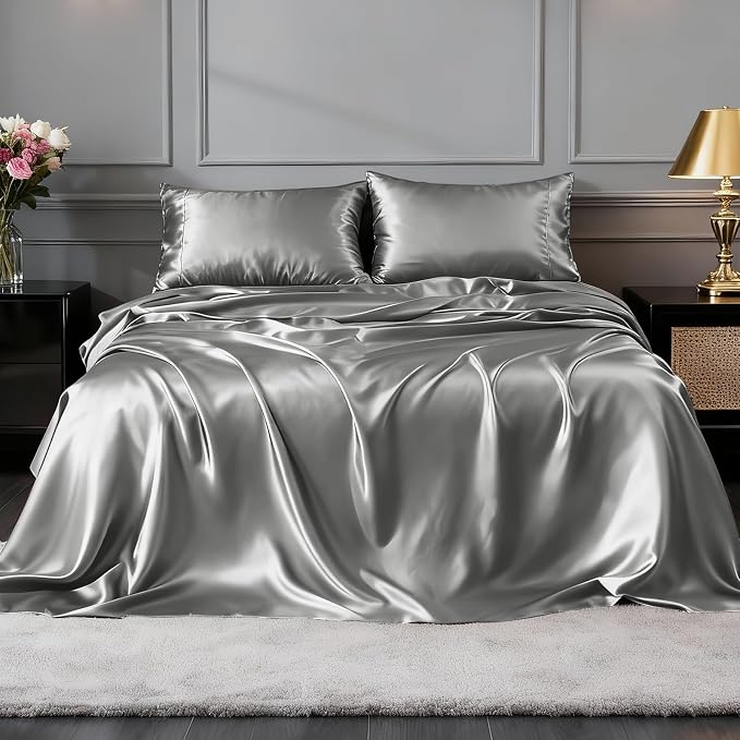 FreshCulture Satin Sheets King Size - Image 2