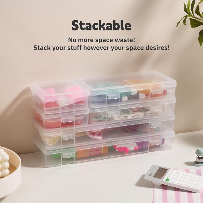 novelinks Plastic Pencil Boxes and Small Plastic Containers - Image 4