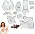 10 Inch Memory Bear Quilting Templates & Sewing Patterns by Unknown