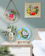 TINDTOP 5 Sets Embroidery Kit for Adults, Floral Embroidery Practice Kit for - Image 6