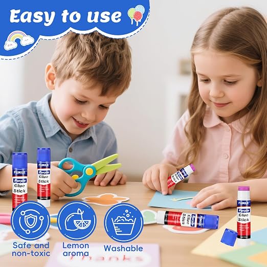 36 Pack Glue Sticks Bulk for Kids, Disappearing Purple Glue Sticks for - Image 4