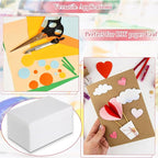 Cholemy 240 Pcs Foam Printing Plates 6 x 9 Inch Crafting White Foam Sheets - Image 5