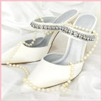 NACHLYNN 6480 Pcs Flat Back Pearl 7 Sizes Half Pearl Bead Silver Gray Half - Image 6
