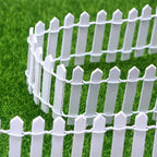 35 Inches Mini Fairy Garden Fence DIY Small Wood Decorative Picket Fence Micro - Image 8