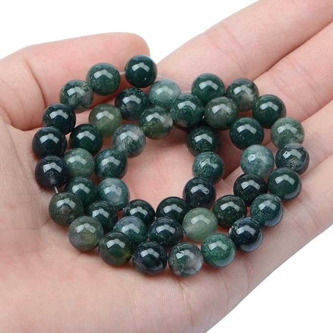 AD Beads Natural Gemstone Round Loose Beads 15" - Image 3