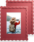 8X10 Wavy Picture Frame With Mat by Unknown