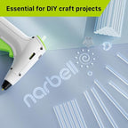Narbell Mini Hot Glue Sticks, 0.27" Diameter and 4" Long Hot Melt Glue Sticks - Image 5