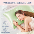 BEDELITE Satin Pillowcase for Hair and Skin, Super Soft and Cooling Similar to - Image 3