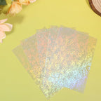 Penitue Photocard Sleeves, 9.1x6.5cm/3.58x2.56in Laser Flashing Card Sleeves - Image 5