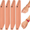 24 Pcs Plain PU Leather Bracelets Blank Snap Bracelets Wrist Cuffs DIY Craft by Patelai