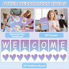 Qyeahkj 17.7in x 20ft Bulletin Board Paper Roll Bulletin Board Background Paper - Image 4