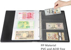 MUDOR Currency Album, 90 Pockets Banknote Collection Book - Image 3