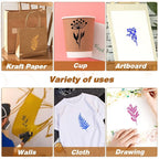 Stencils for Painting on Wood, Reusable Flower Stencils Painting Crafts - Image 6