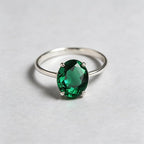 Emerald Green Color Cubic Zirconia Loose Beads Unset - Image 5