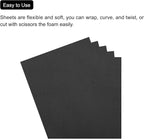 MECCANIXITY EVA Foam Sheets Black 19.7 Inch x 17.7 Inch 0.8mm Thick Crafts Foam - Image 4