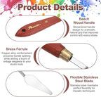 MECCANIXITY Pack of 1 Palette Knife No.10, 8.2" Long Palette Knives - Image 3