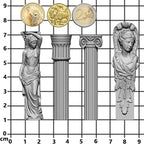 Art Mold for Polyclay Air Dry Clay Plaster, Decorative Column and Sculpture - Image 5