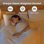 Sherpa Fleece Adult Weighted Blanket Great - Image 2