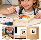 FSWCCK 15 Pack 5 x 5 inch Wood Panel Boards, Unfinished Wood Canvas Panels - Image 7
