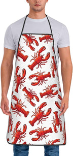 Apron Cooking Chef Work Shop Women Men Baking Decorations Painting Bbq Grilling - Image 2