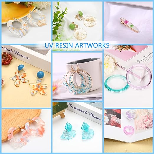 KISREL UV Resin Kit With 22 Lamp Beads Light - Image 6