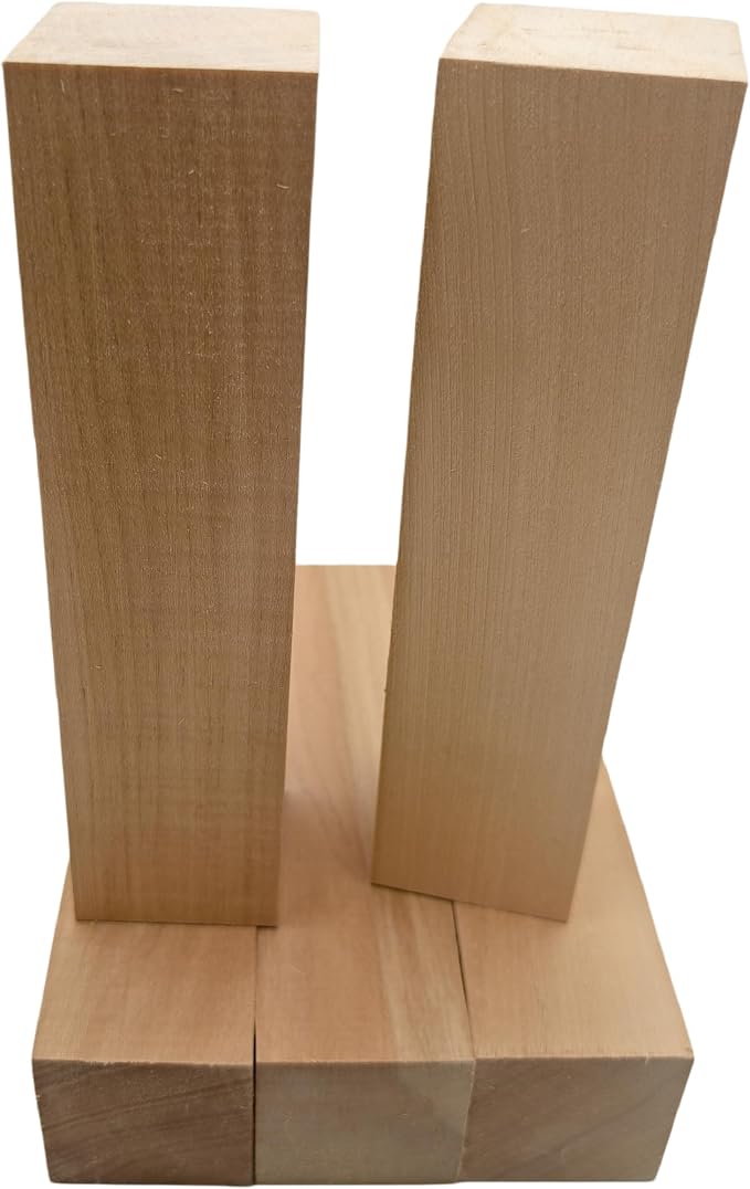 5PCS Basswood Carving Blocks, Whittling Wood Carving Kit, Unfinished Wooden - Image 5