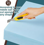 Frienda 2 Pack 4" x 24" x 24" Upholstery High Density Foam Cushion Replacement - Image 5