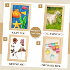 Kathfly 12 Pcs 5 x 7'' Wood Panel Boards, Unfinished Wood Canvas Panels - Image 5