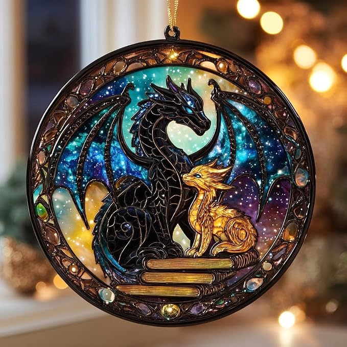 Fantasy Dragon Acrylic Suncatcher - Image 4