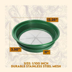 SE 13.25 Inch Wide Stackable Classifier Gold Prospecting Pan - Image 3
