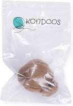 Kondoos Natural Wool roving, 2 OZ. Best Wool - Image 2