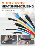 900PCS Wire Heat Shrink Tubing Kit, Industrial Heat-Shrink Tubing - Image 4