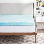 OLIXIS Gel Memory Foam Mattress Topper, King 4 Inch Gel, Cooling Gel Infused - Image 8