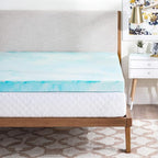 OLIXIS Gel Memory Foam Mattress Topper, Full 3 Inch, Cooling Gel Infused Soft - Image 8