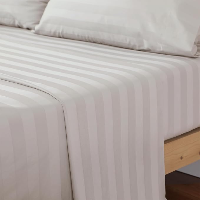 Cotton Twin Flat Sheet Only, 600 Thread Count 100% Egyptian Cotton Top Sheet - Image 7