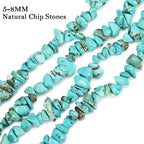 456 PCs Natural Chip Stone Beads, 5-8mm Irregular Multicolor Gemstones Loose - Image 3