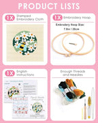 TINDTOP Punch Needle Kits, DIY Punch Embroidery Kits - Image 2