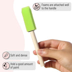 Bates- Foam Paint Brushes with Wood Handle, 1 Inch, 26 Pack, Sponge Brushes - Image 5