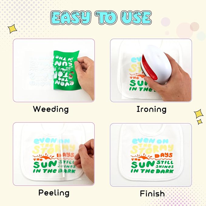 Tintnut Island Green Heat Transfer Vinyl, easy cut & weed, stretch washable - Image 4