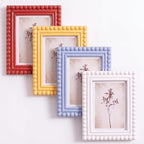 4 Pack 5 x 7 Picture Frame, Wood Beaded Boho Photo Frame, Vintage Photo Display by Chitidr
