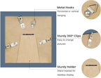 4x4 Picture Frame with Real Glass, Wooden cute 4 x 4 Photo Frame with Wavy Mat - Image 4