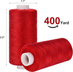 Eoehro 72pcs Sewing Thread Kit, 36 Colors Embroidery Thread, Prewound Bobbins - Image 2