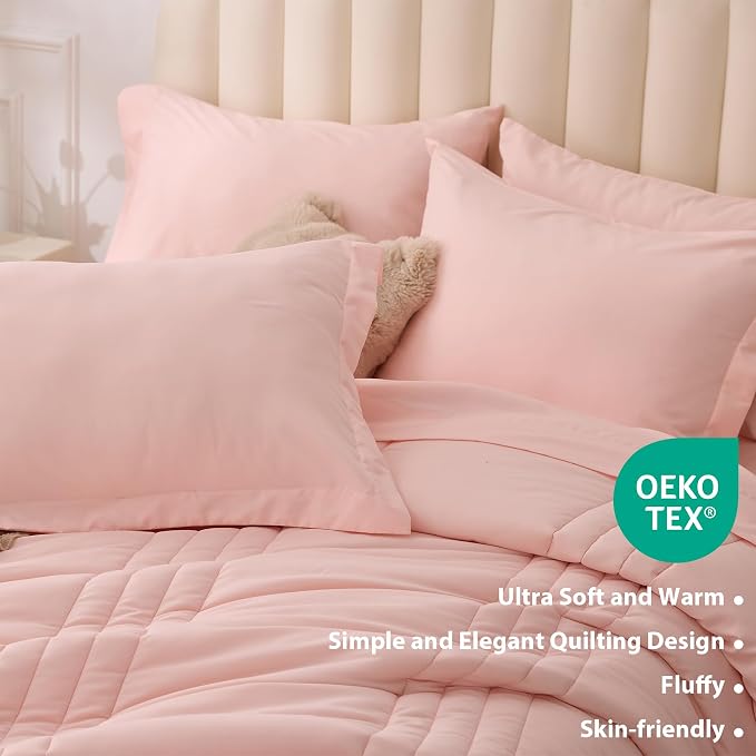 Full Comforter Set Pink - Image 5