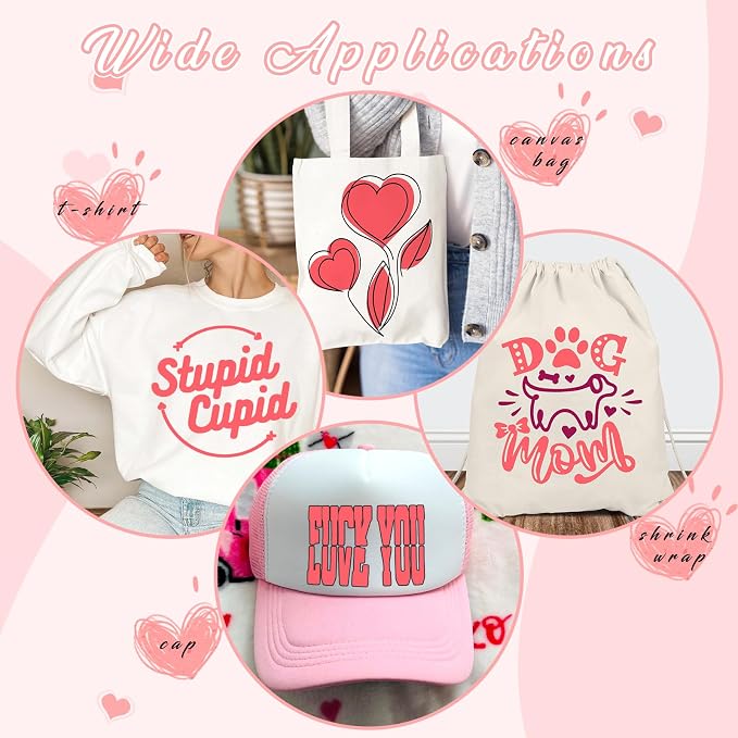 Tintnut Pastel Coral Heat Transfer Vinyl, easy cut & weed, stretch washable - Image 5