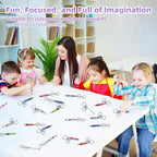 28 Pcs Beadable Keychain Bars - Image 4