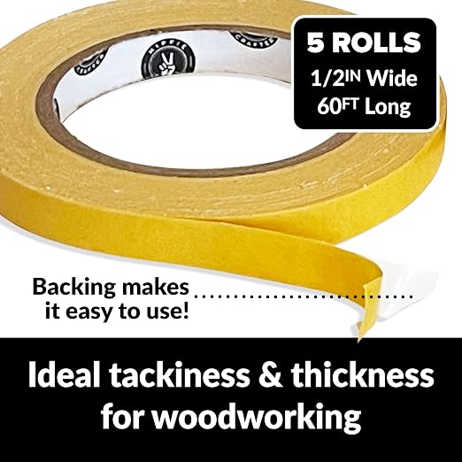 HIPPIE CRAFTER 5 Pack Double Sided Tape - Image 2