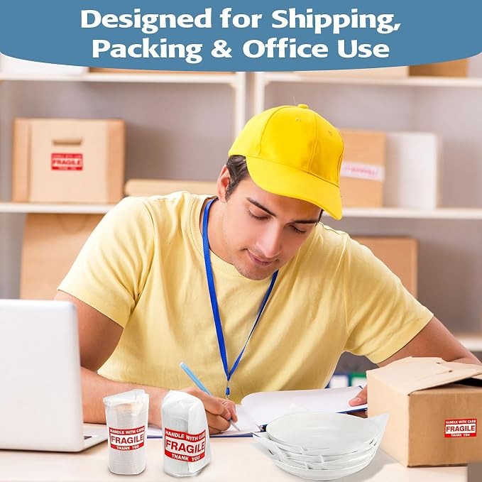 540Pcs Dish Packing Supplies for Moving, 290Thickened High-Density Foam Wrap - Image 5