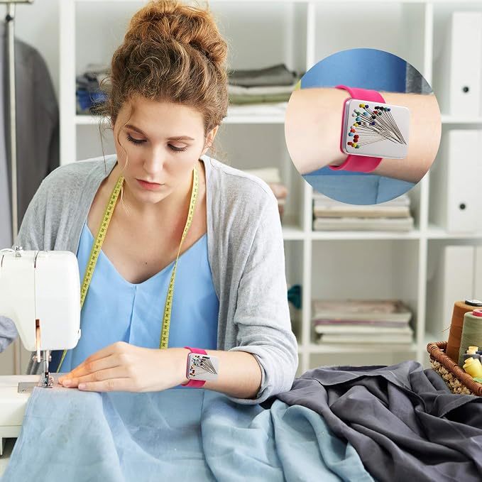 Magnetic Wrist Sewing Pincushion - Image 6